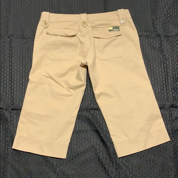 Roxy Capri Khaki Size 5 - Picture 2 of 5